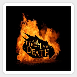 Cool Fantasy Flame Dragon Fantasy Movie Quote Meme Sticker